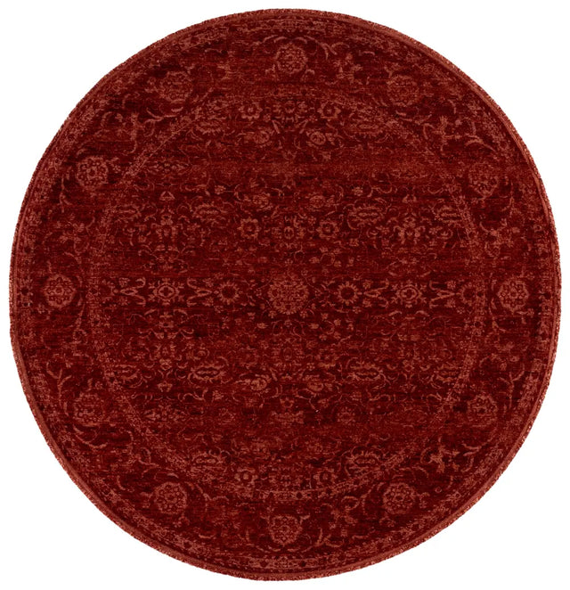 Safavieh Vintage Overdye 6'-7" x 6'-7" Rug in Red