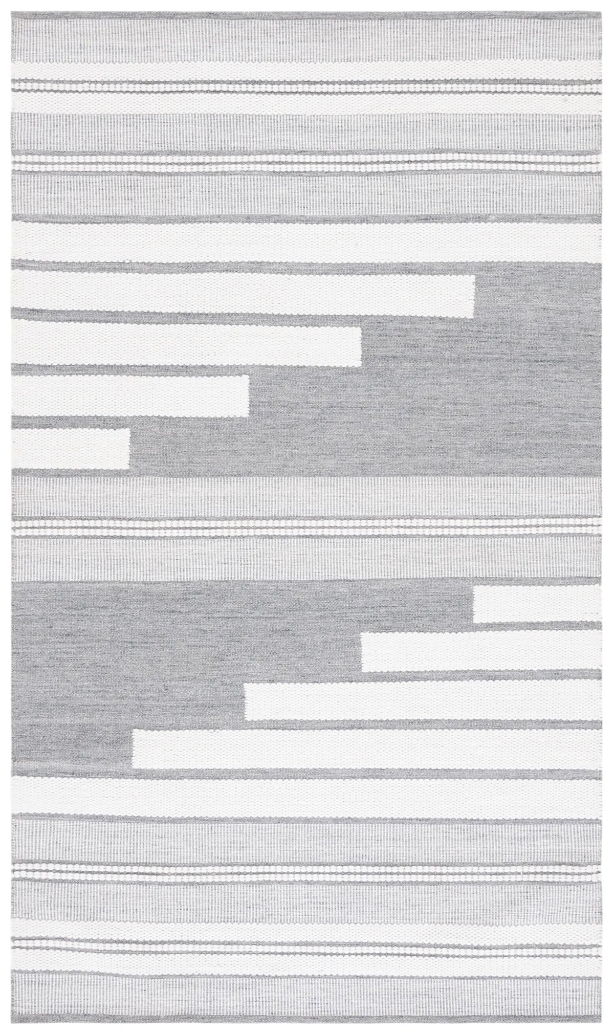 Safavieh Kilim 4'-0" x 6'-0" Rug in Ivory / Grey