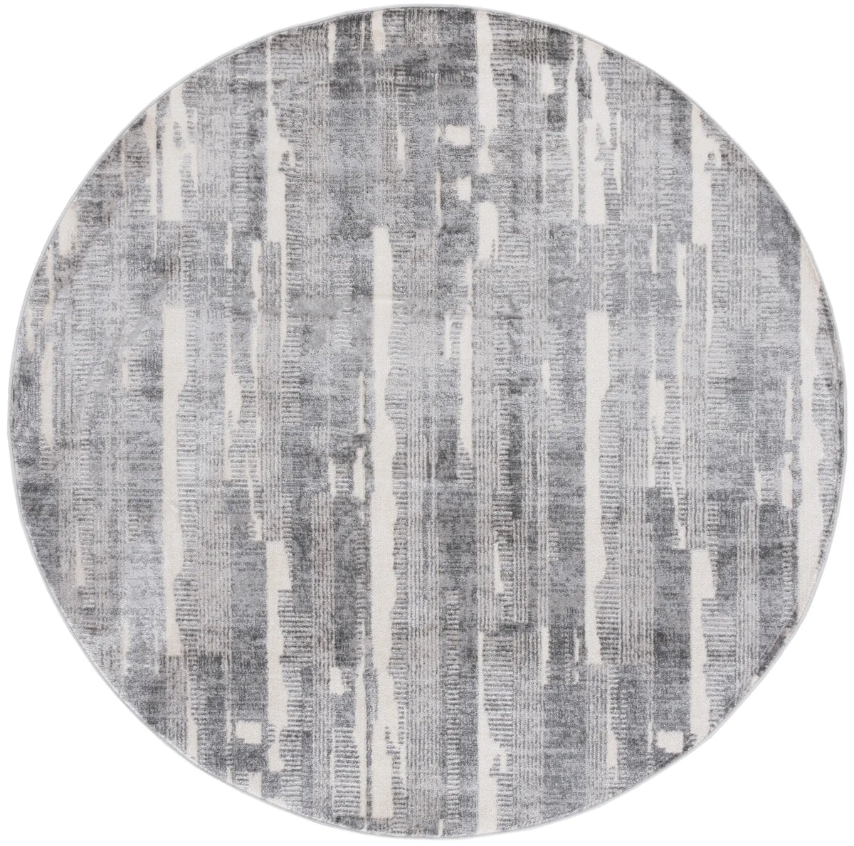 Safavieh Whisper 6'-7" x 6'-7" Rug in Grey / Light Grey