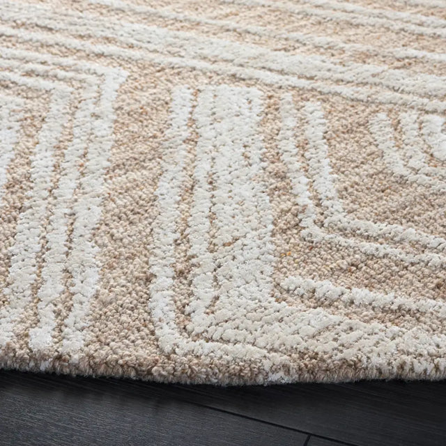 Safavieh Glamour 6'-0" x 6'-0" Rug in Beige / Ivory