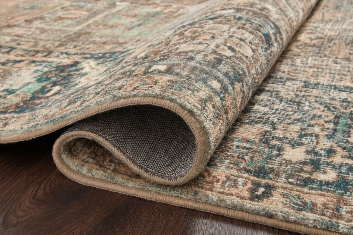 Loloi Margot Mat-02 Terracotta/Lagoon Rugs - pile height