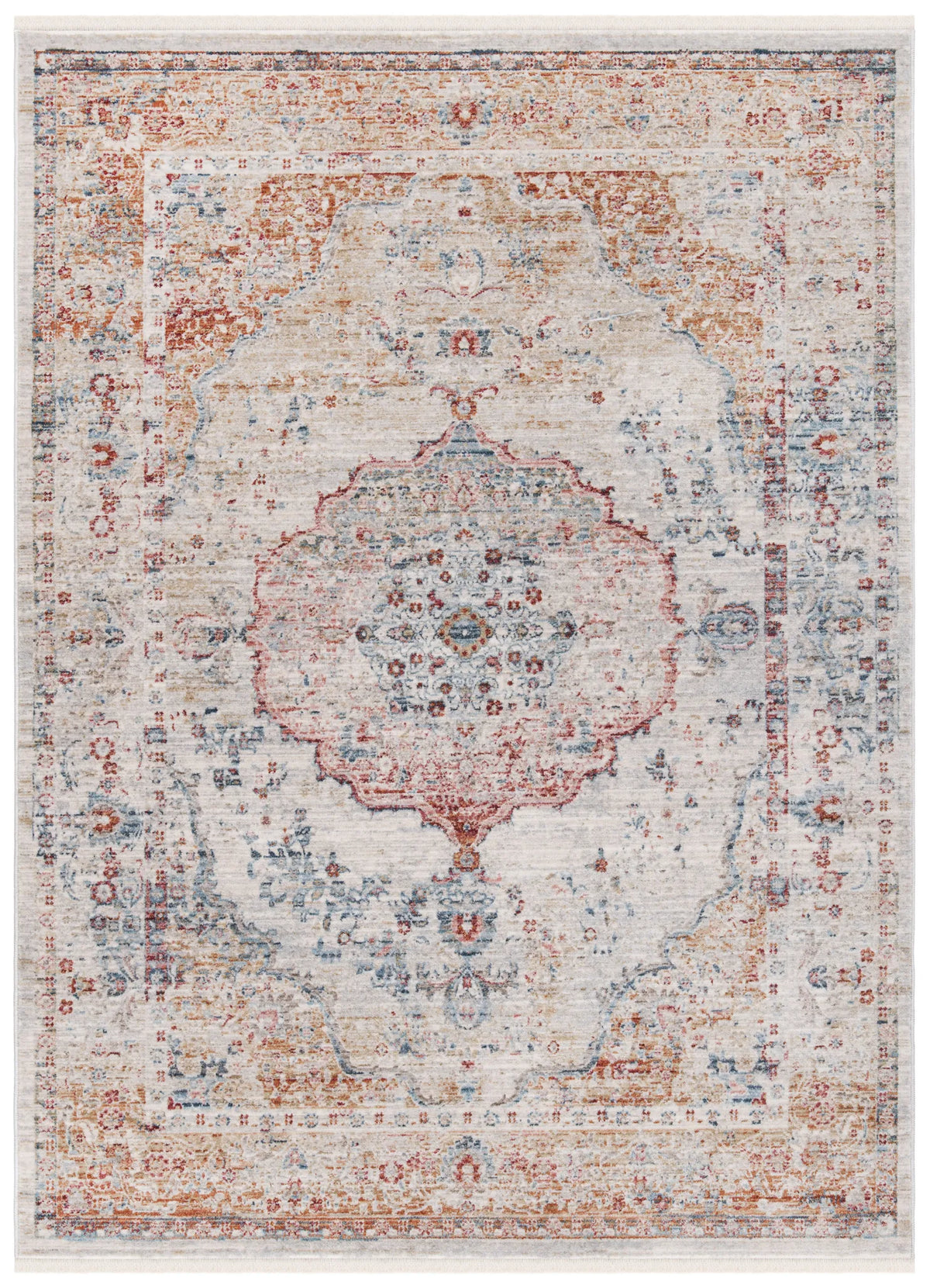Safavieh Kenitra 600 3'-0" x 5'-0" Rug in Grey / Light Blue