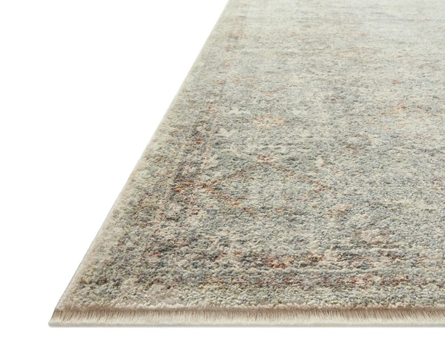 Loloi Sonnet Snn-02 Lagoon/Gold Rug - rug corner