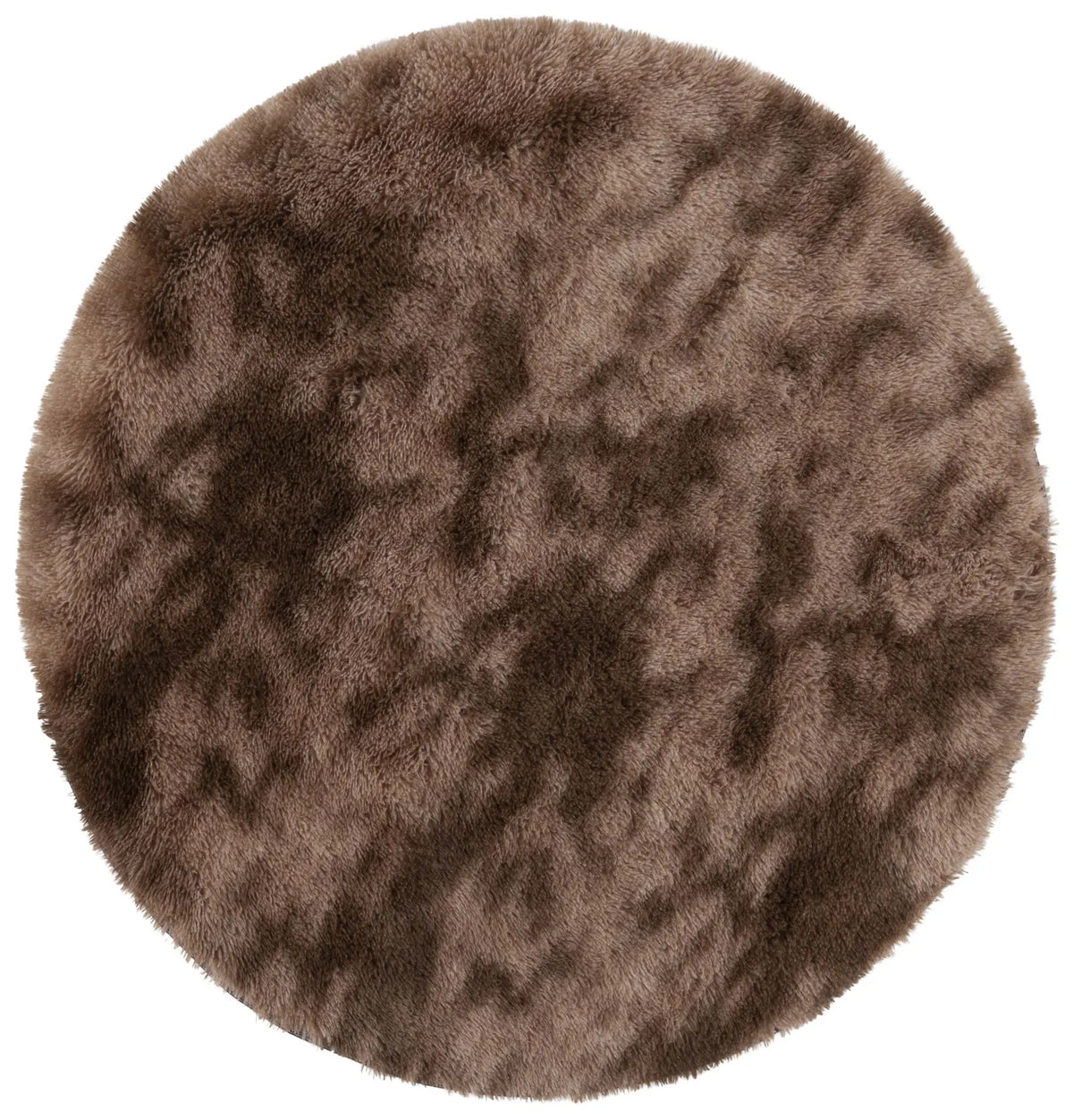 Safavieh Rainbow Shag 4'-0" x 4'-0" Rug in Brown