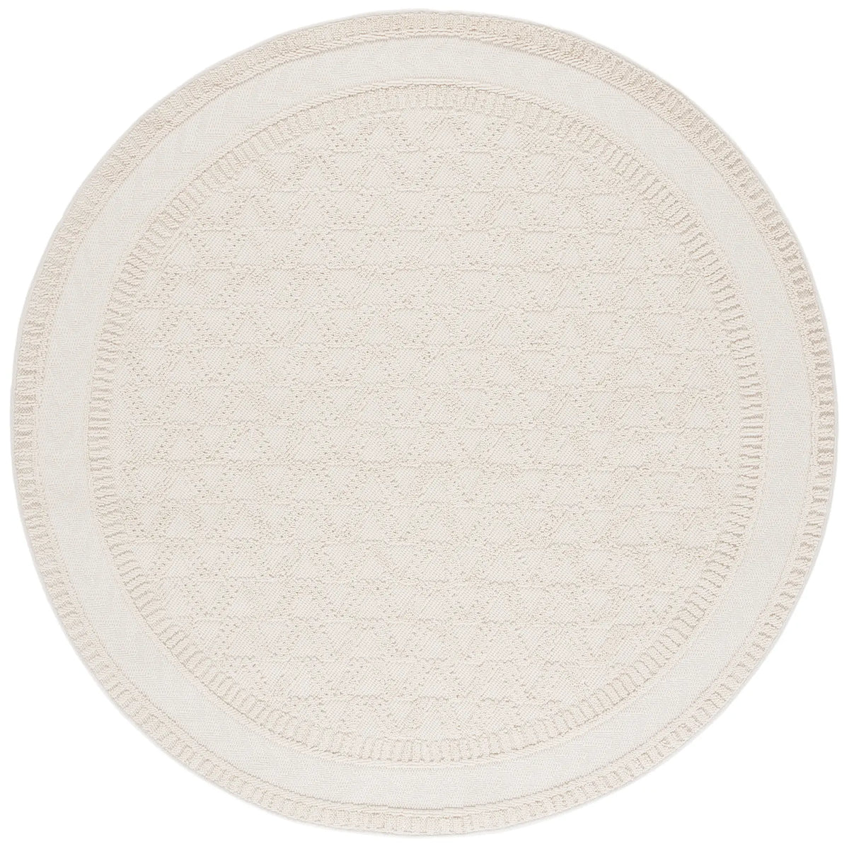 Safavieh Paros 6'-7" x 6'-7" Rug in Ivory