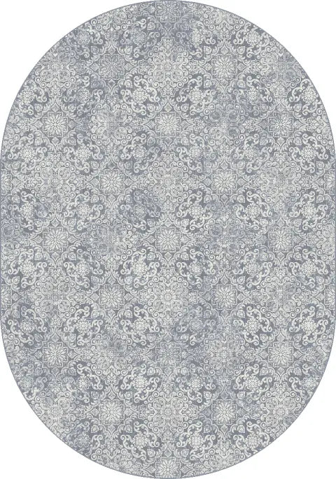 Dynamic Rugs Ancient Garden 57162 Lt.Blue Rugs - Oval