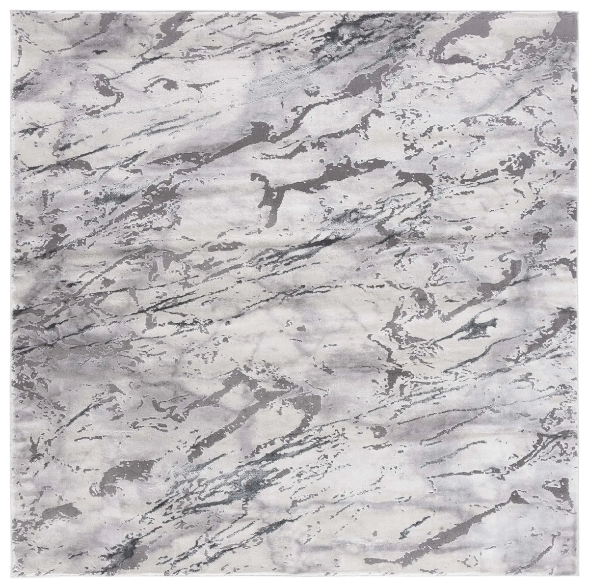 Safavieh Craft 6'-7" x 6'-7" Rug in Grey / Dark Grey