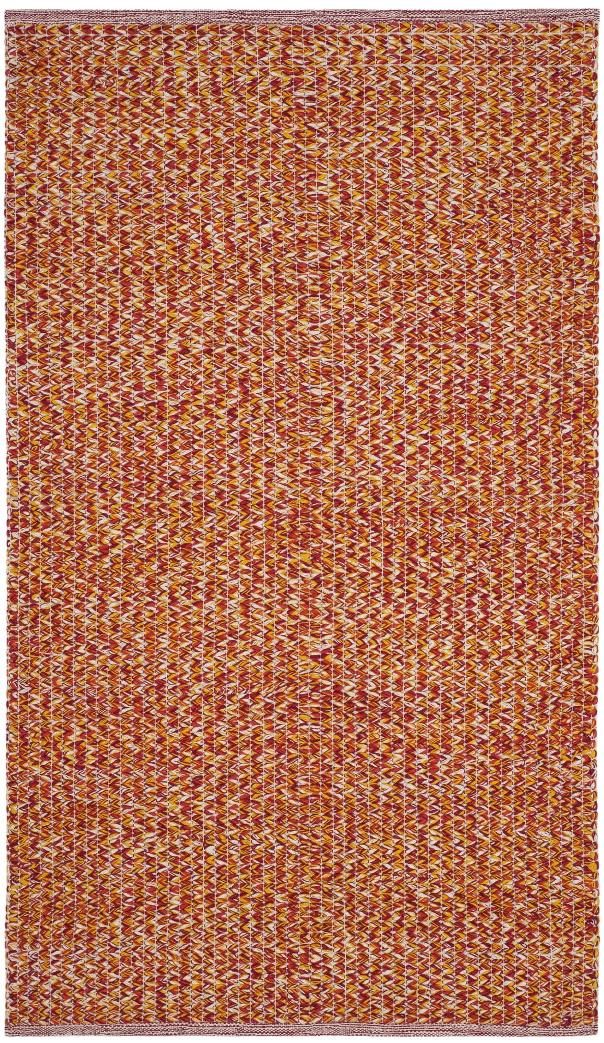 Safavieh Montauk 3'-0" x 5'-0" Rug in Orange / Multi