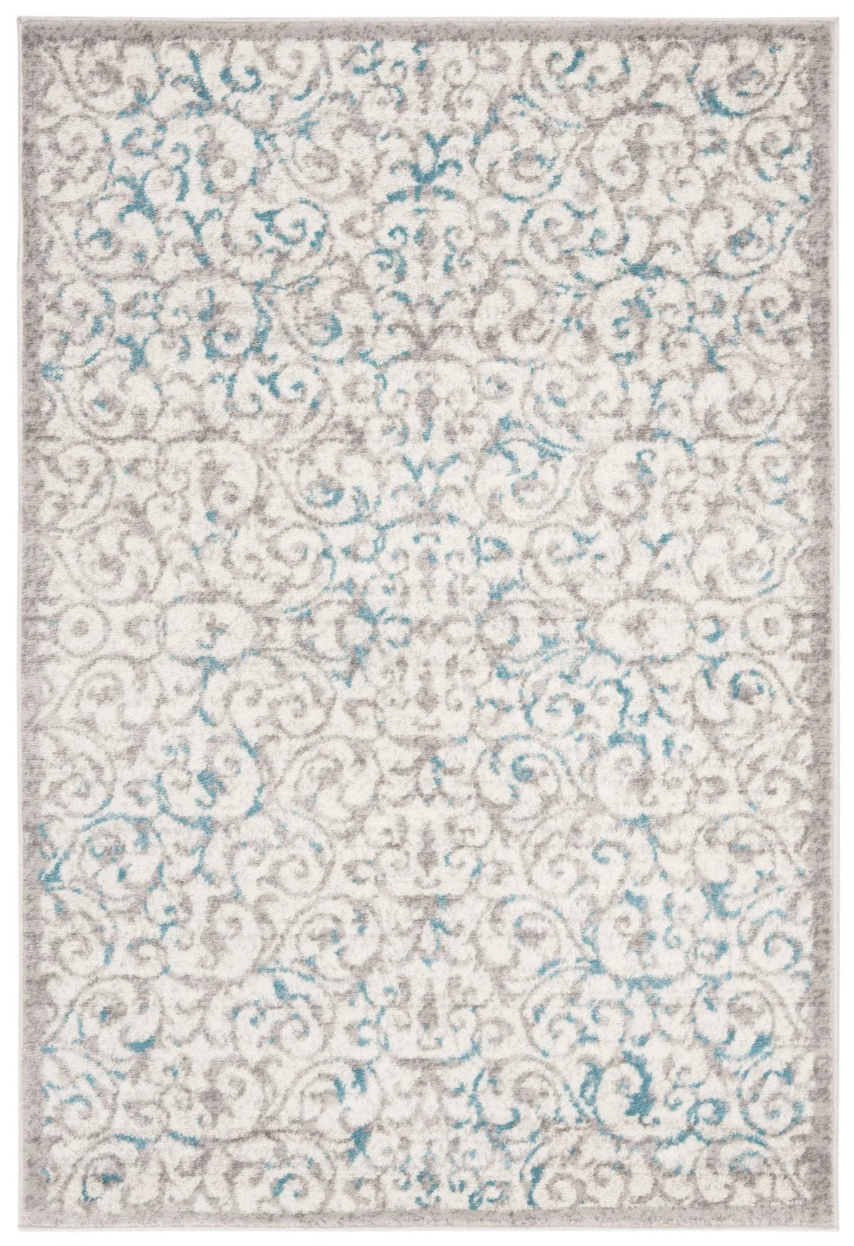Safavieh Skyler 4'-0" x 6'-0" Rug in Ivory / Blue