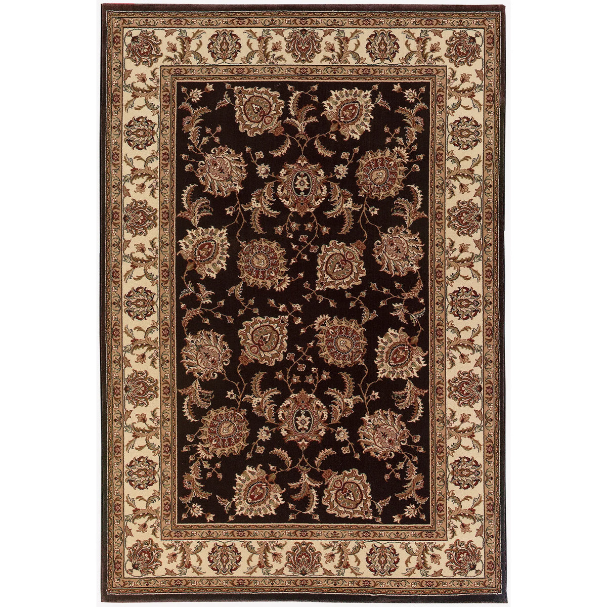 Oriental Weavers Sphinx Ariana 117d3 Brown / Ivory Rugs - main flat