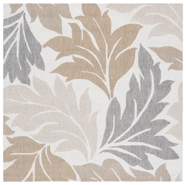 Safavieh Jardin 6'-0" x 6'-0" Rug in Ivory / Brown