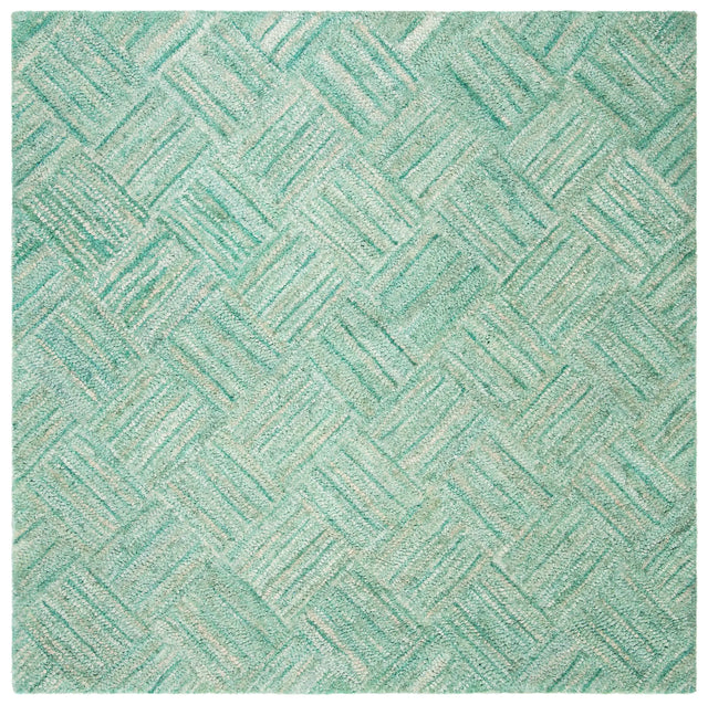 Safavieh Nantucket 6'-0" x 6'-0" Rug in Green / Multi