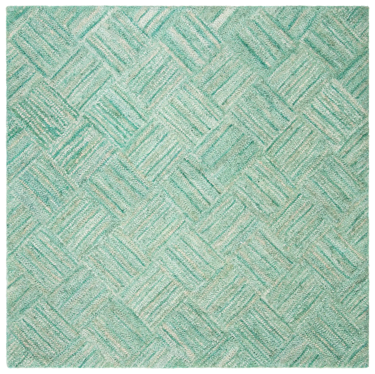 Safavieh Nantucket 6'-0" x 6'-0" Rug in Green / Multi