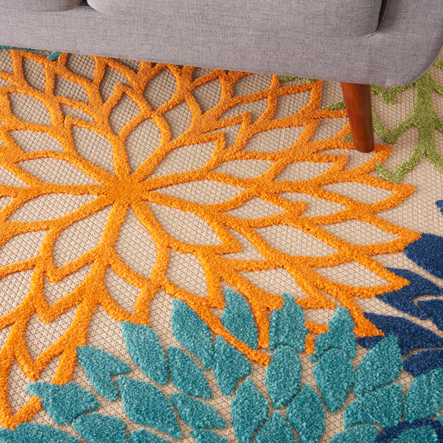 Nourison Aloha ALH05 Machine Made Multicolor Rug