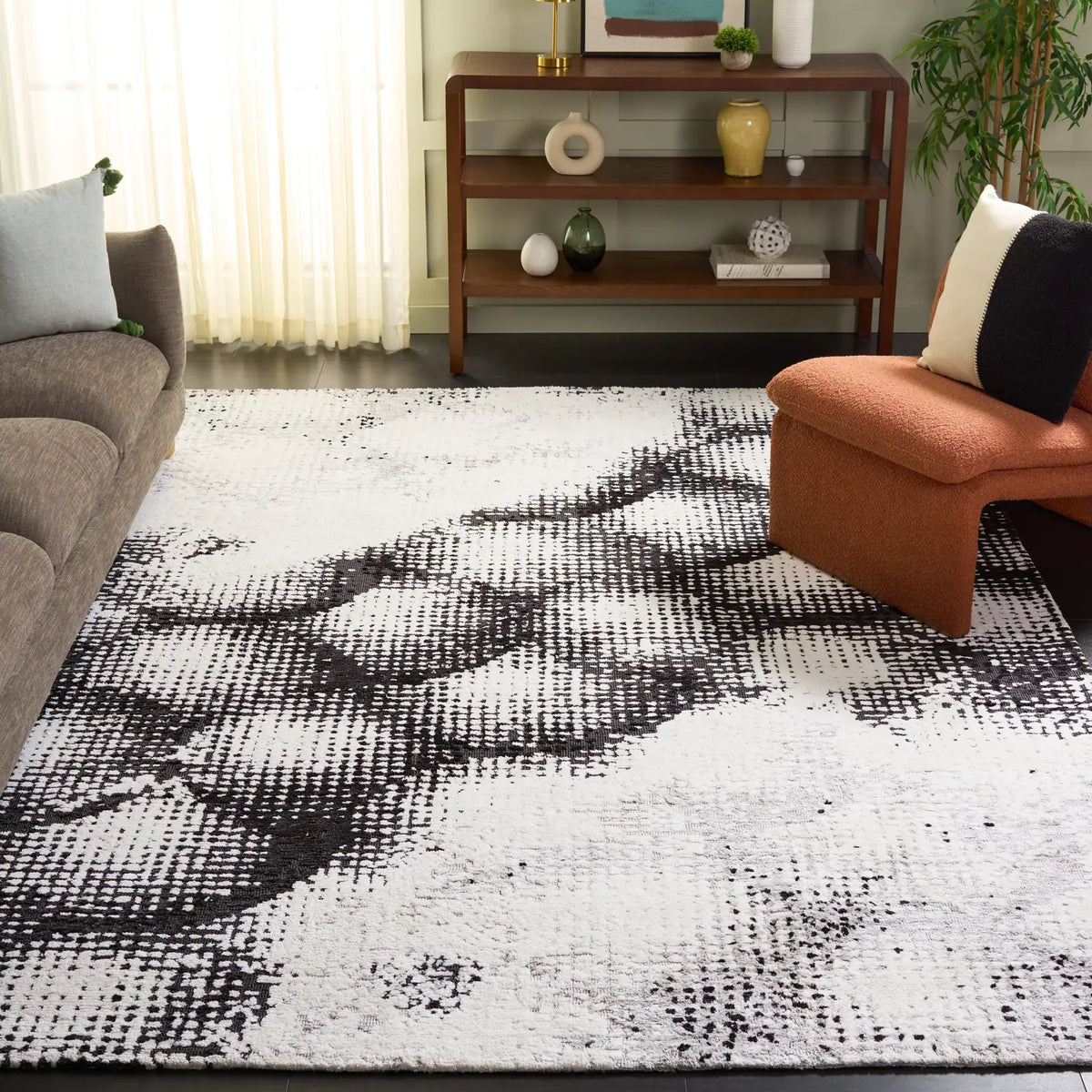 Safavieh Audrey 8'-0" x 10'-0" Rug in Grey / Ivory