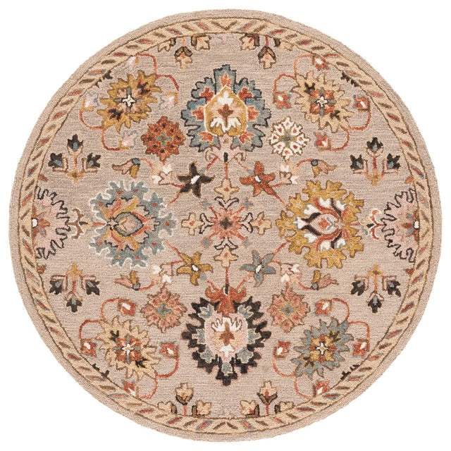 Safavieh Aspen 5'-0" x 5'-0" Rug in Grey / Pink