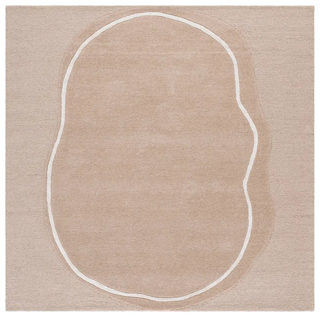 Safavieh Fifth Avenue 6'-0" x 6'-0" Rug in Beige / Ivory