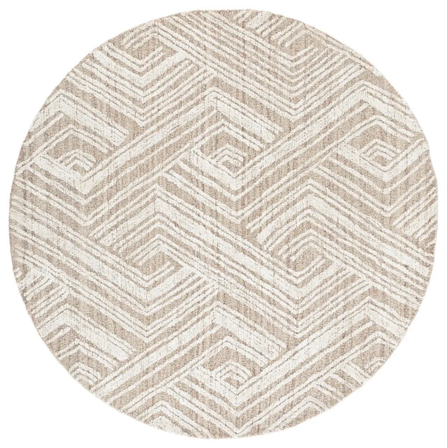 Safavieh Glamour 6'-0" x 6'-0" Rug in Beige / Ivory