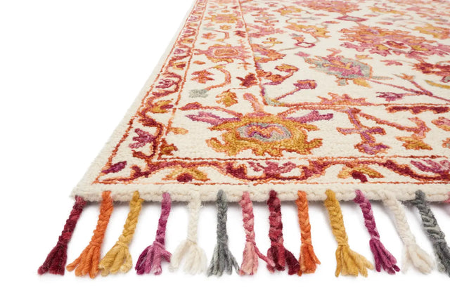 Loloi Zharah Zr-06 Berry Rugs - rug corner