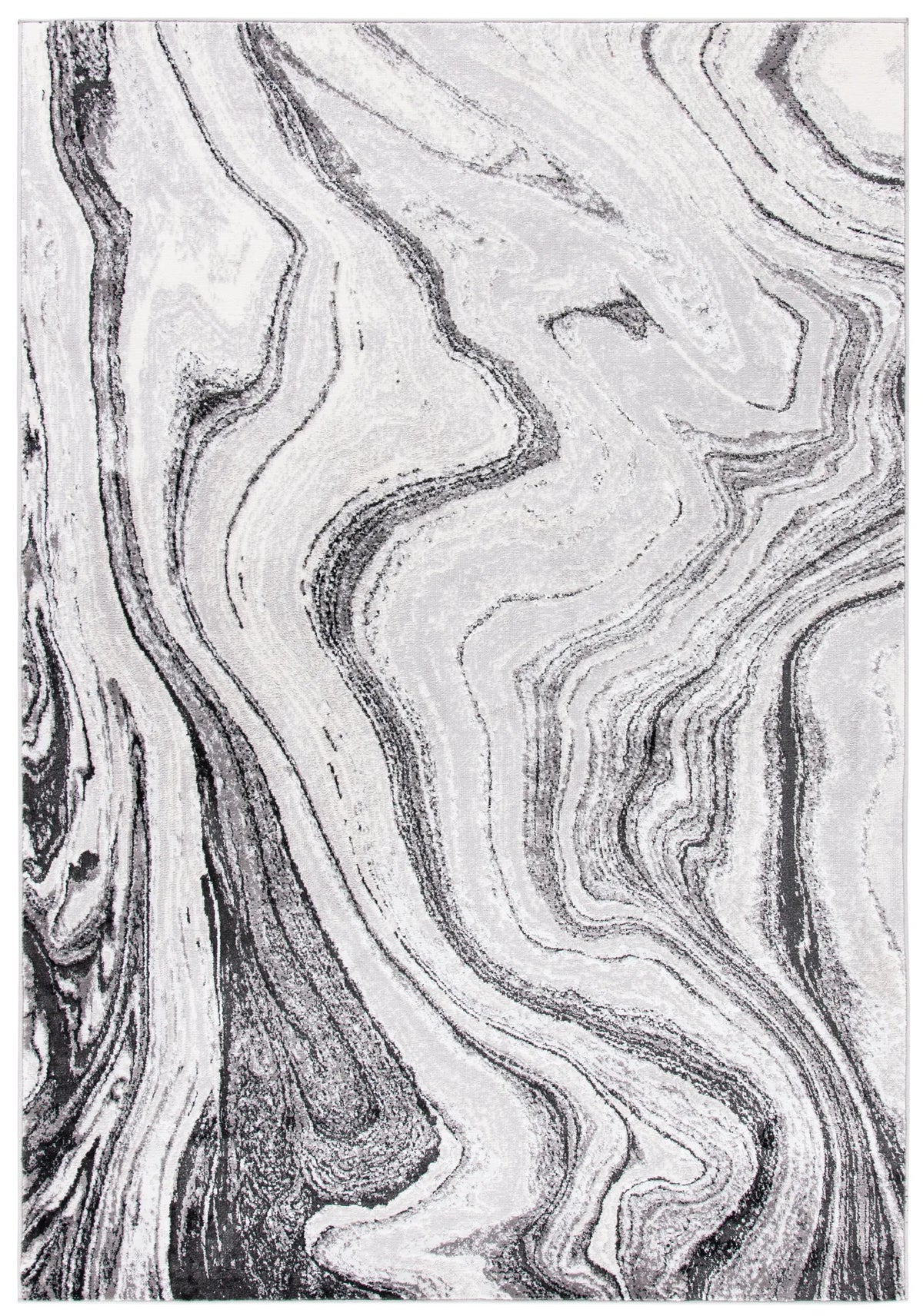Safavieh Amelia 4'-5" x 6'-5" Rug in Grey / Gold
