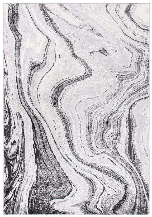 Safavieh Amelia 4'-5" x 6'-5" Rug in Grey / Gold
