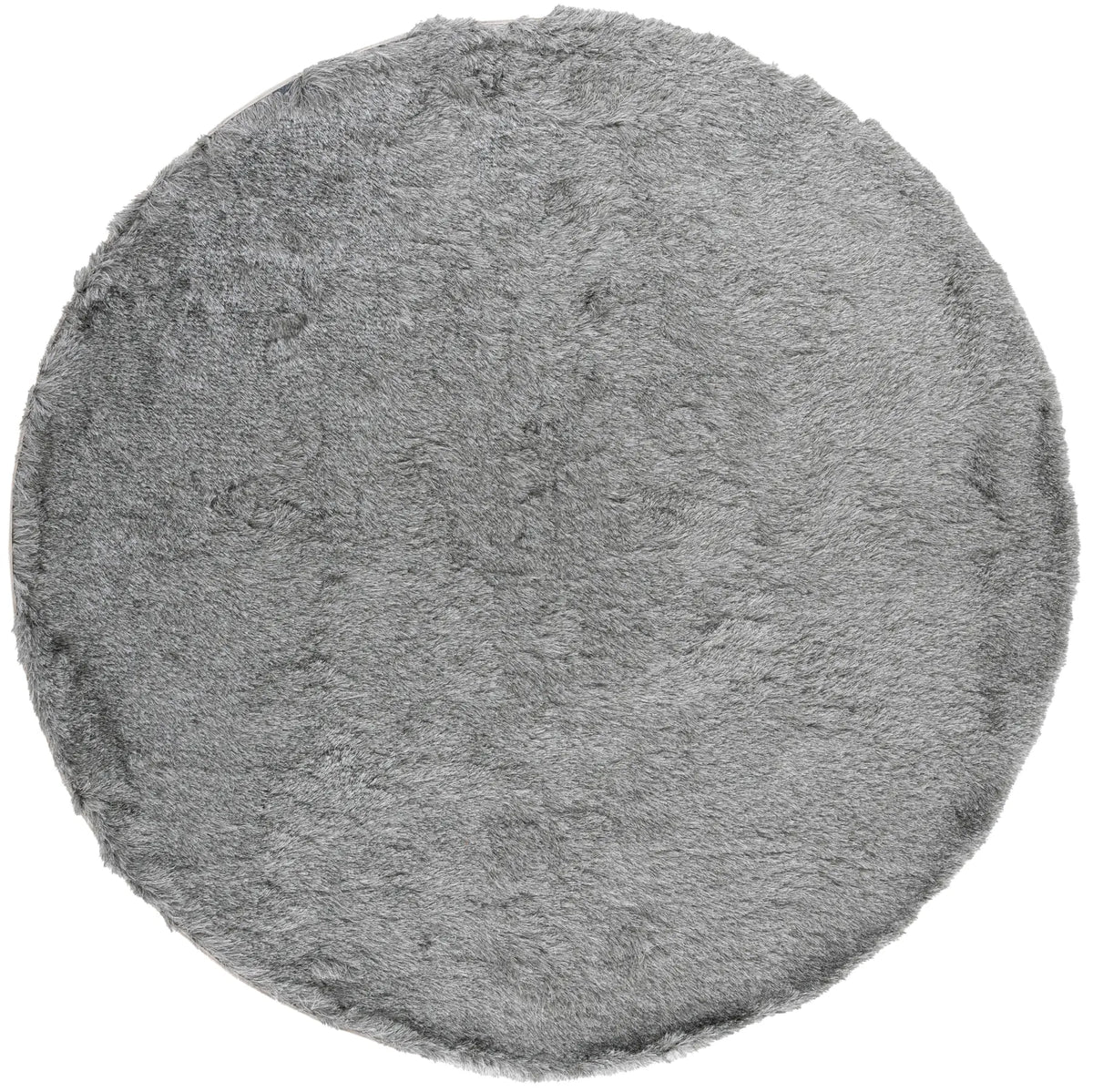 Safavieh Shag 7'-0" x 7'-0" Rug in Silver