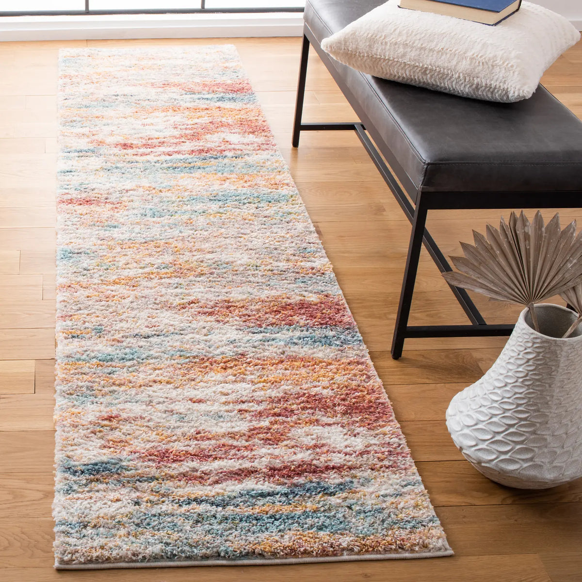 Safavieh Calista 2'-3" x 11'-0" Rug in Beige / Aqua