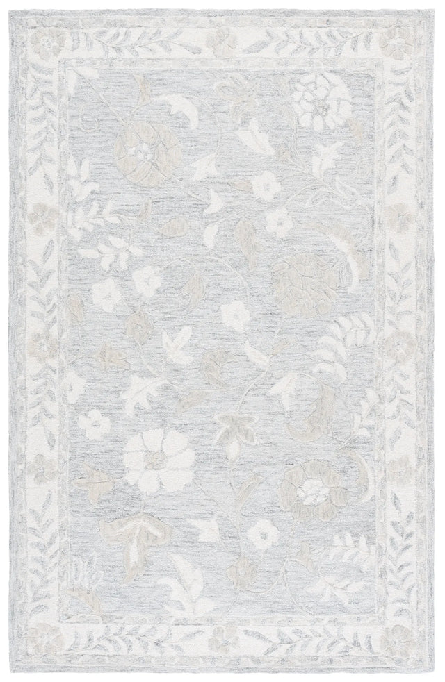 Safavieh Metro 4'-0" x 6'-0" Rug in Grey / Ivory
