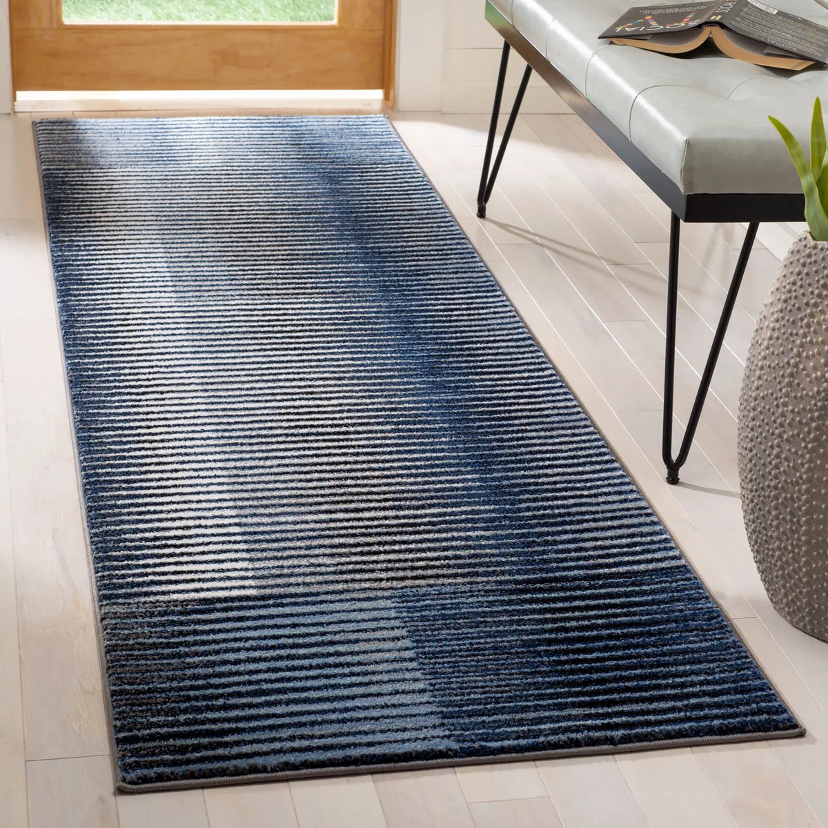 Safavieh Galaxy 2'-3" x 10'-0" Rug in Blue / Navy