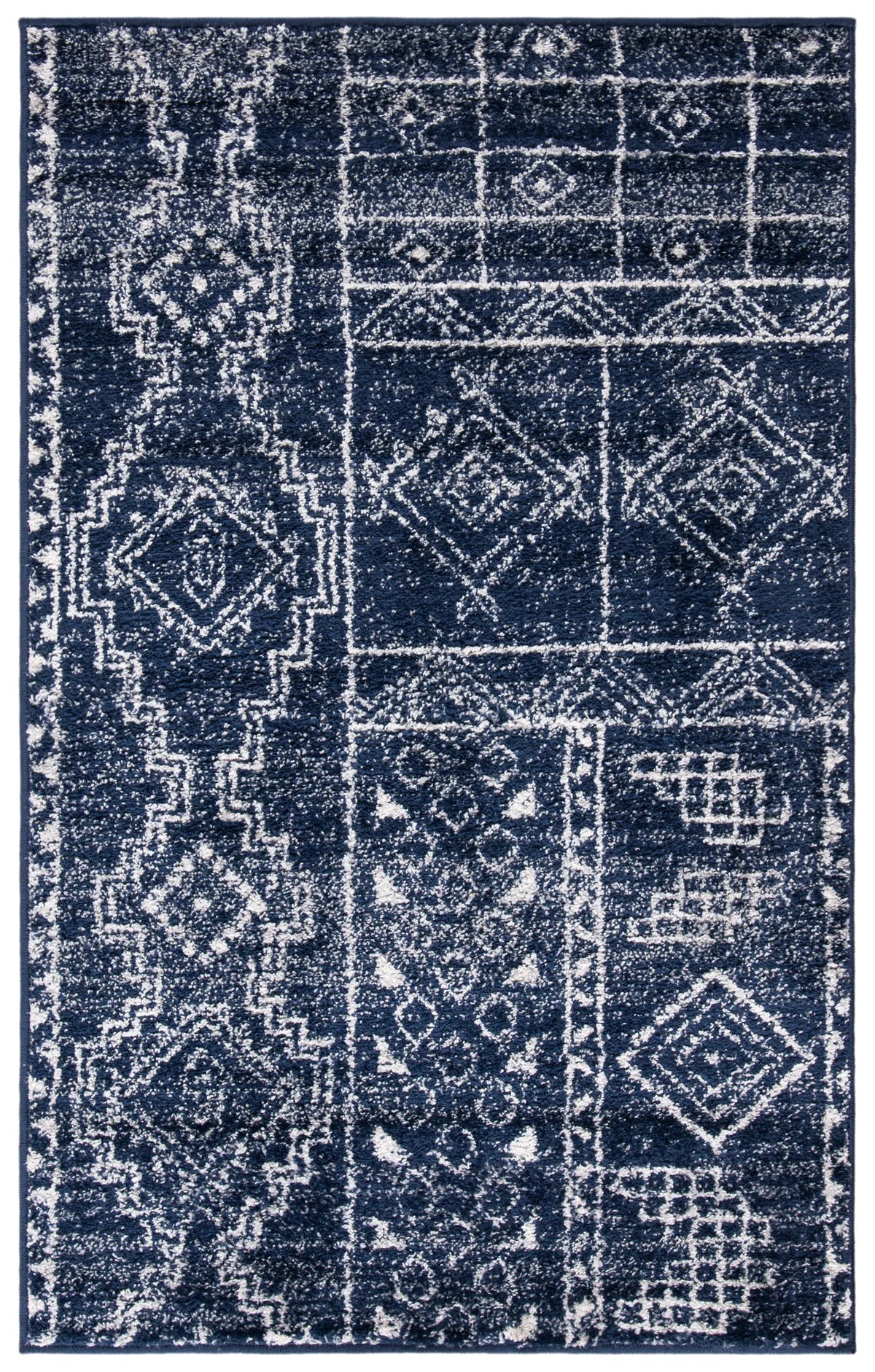 Safavieh Adirondack 3'-0" x 5'-0" Rug in Navy / Silver