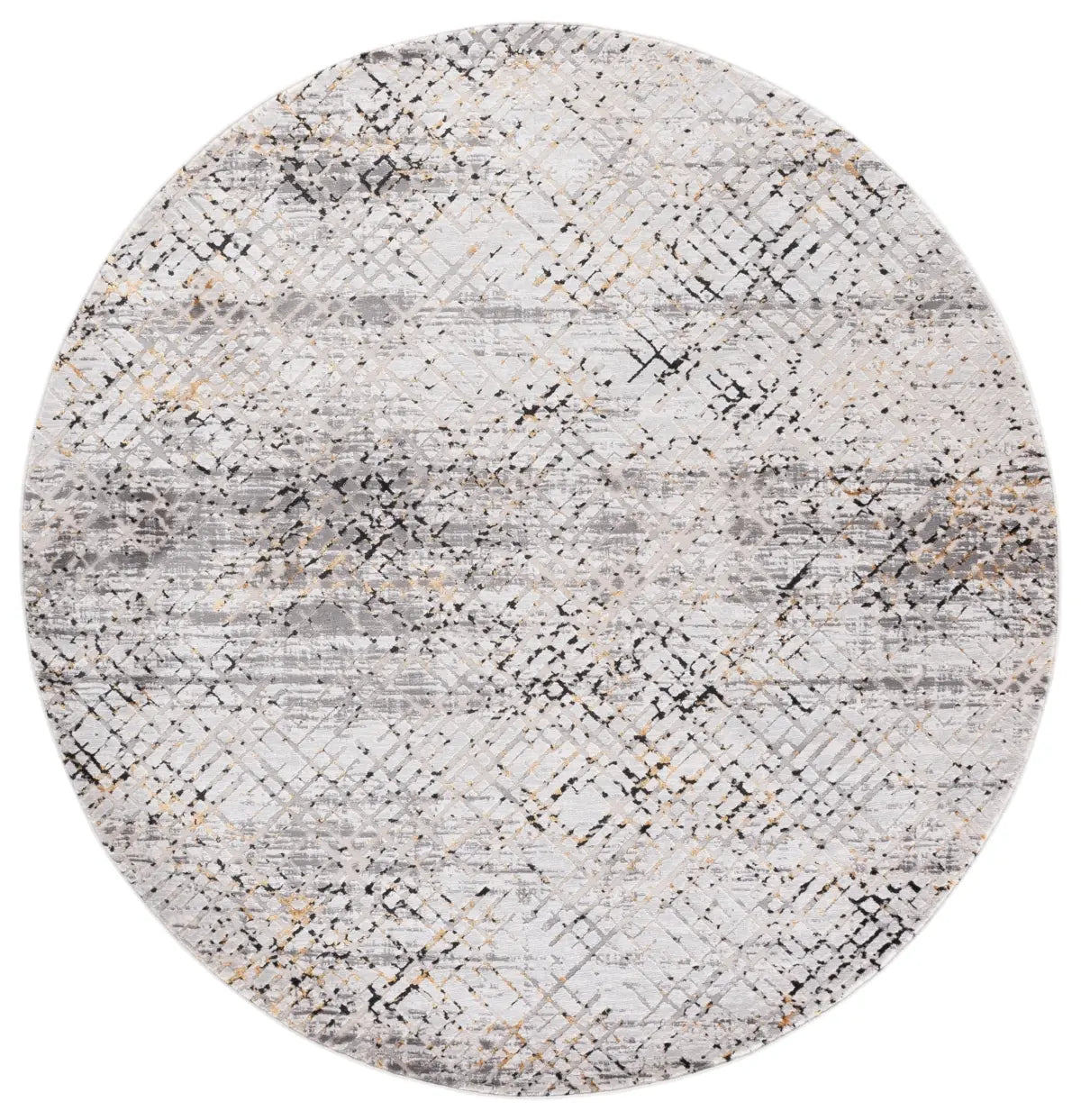 Safavieh Amalfi 6'-7" x 6'-7" Rug in Cream / Charcoal