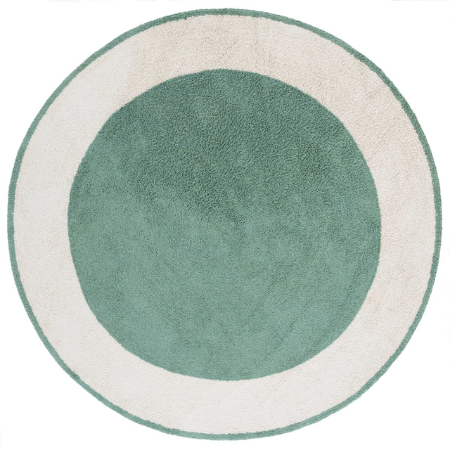 Safavieh Easy Care 5'-0" x 5'-0" Rug in Ivory / Green