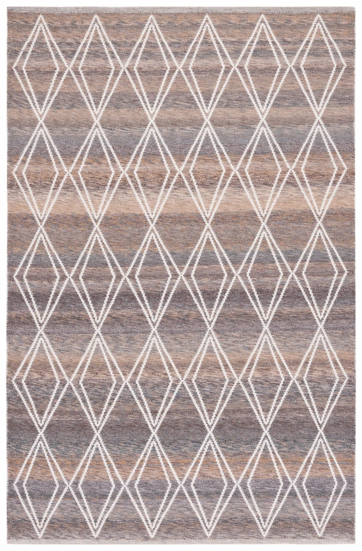Safavieh Kilim 4'-0" x 6'-0" Rug in Brown / Grey