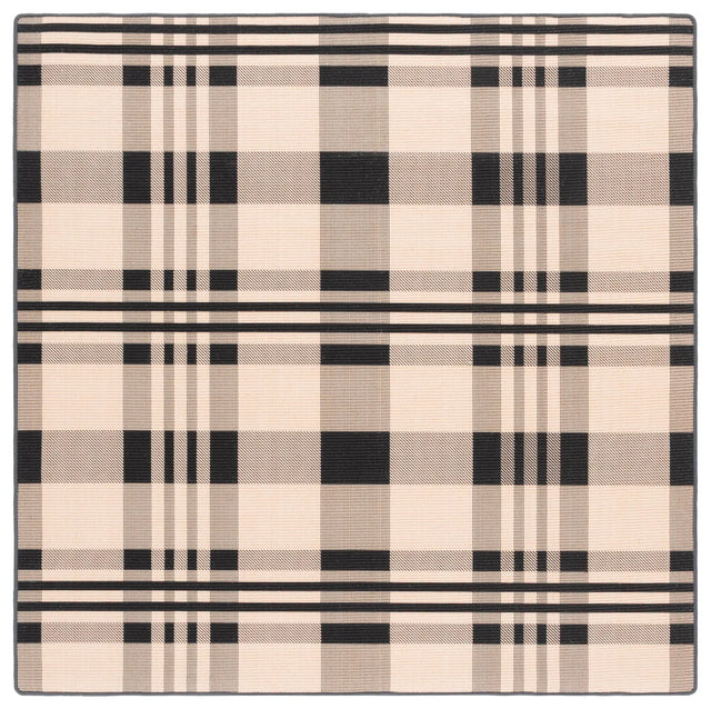 Safavieh Natural Fiber 6'-0" x 6'-0" Rug in Natural / Black