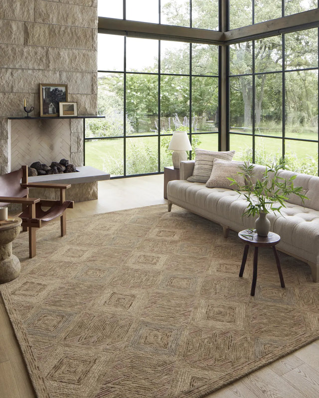 Loloi Varena Var-02 Berry/Multi Rug - room scene 1