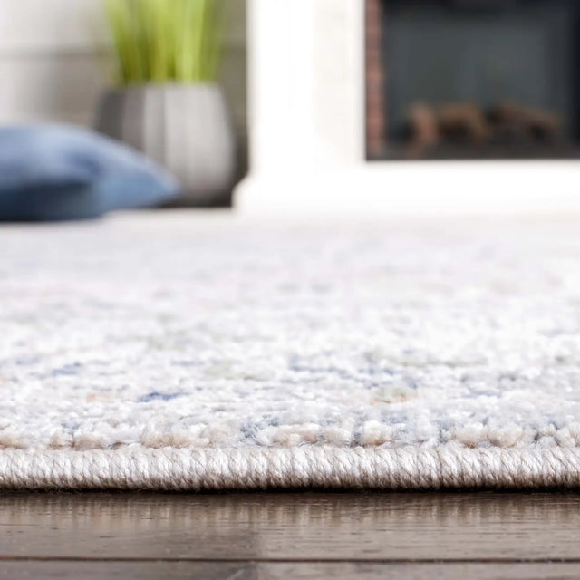 Safavieh Hunter 100 4'-0" x 6'-0" Rug in Ivory Grey / Dark Grey / Beige