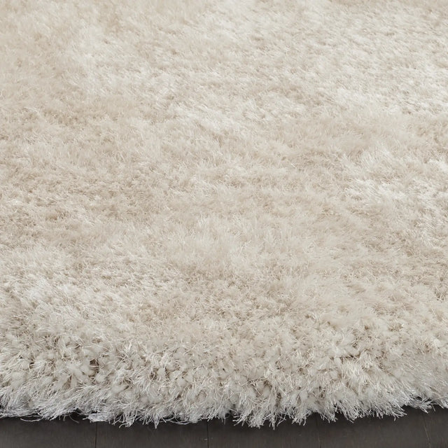 Safavieh Luxe Shag 8'-0" x 8'-0" Rug in Bone