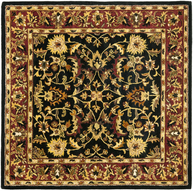 Safavieh Heritage 6'-0" x 6'-0" Rug in Black / Red