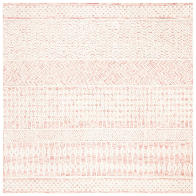 Safavieh Glamour 6'-0" x 6'-0" Rug in Light Pink / Ivory