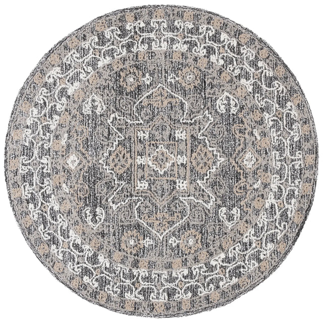 Safavieh Antiquity 6'-0" x 6'-0" Rug in Ivory / Brown