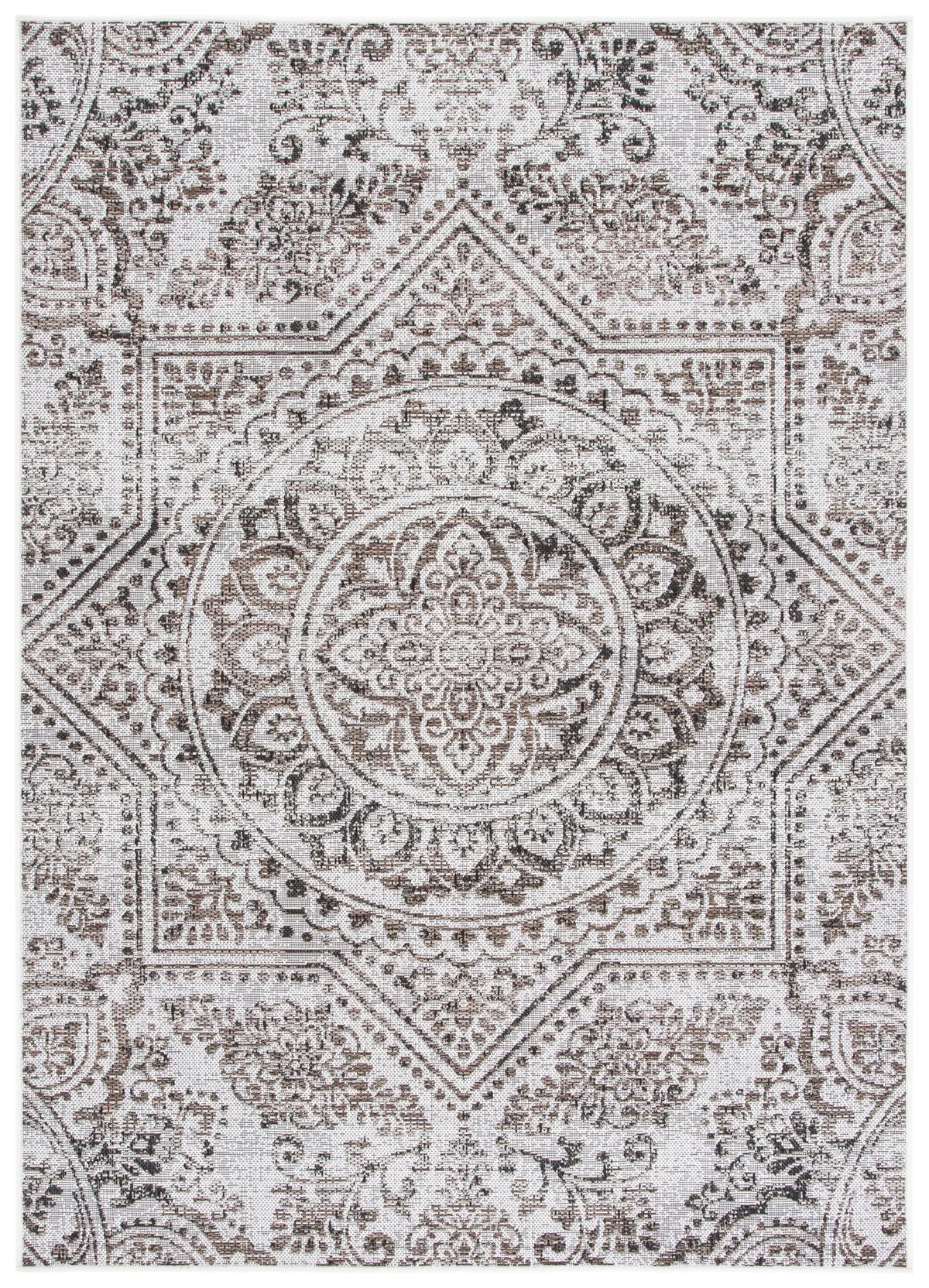 Safavieh Havana 4'-5" x 6'-5" Rug in Light Brown / Black