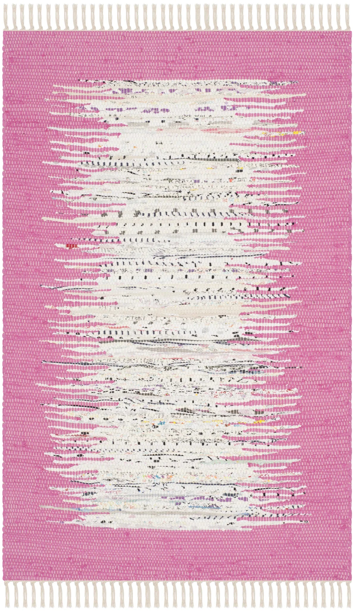 Safavieh Montauk 2'-6" x 4'-0" Rug in Ivory / Pink