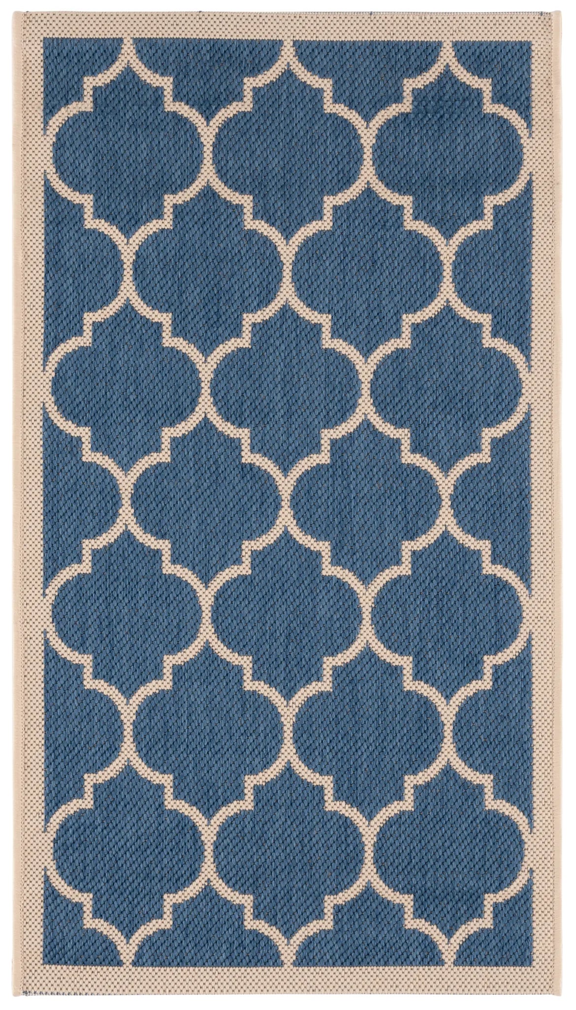 Safavieh Courtyard 2'-0" x 3'-7" Rug in Blue / Beige