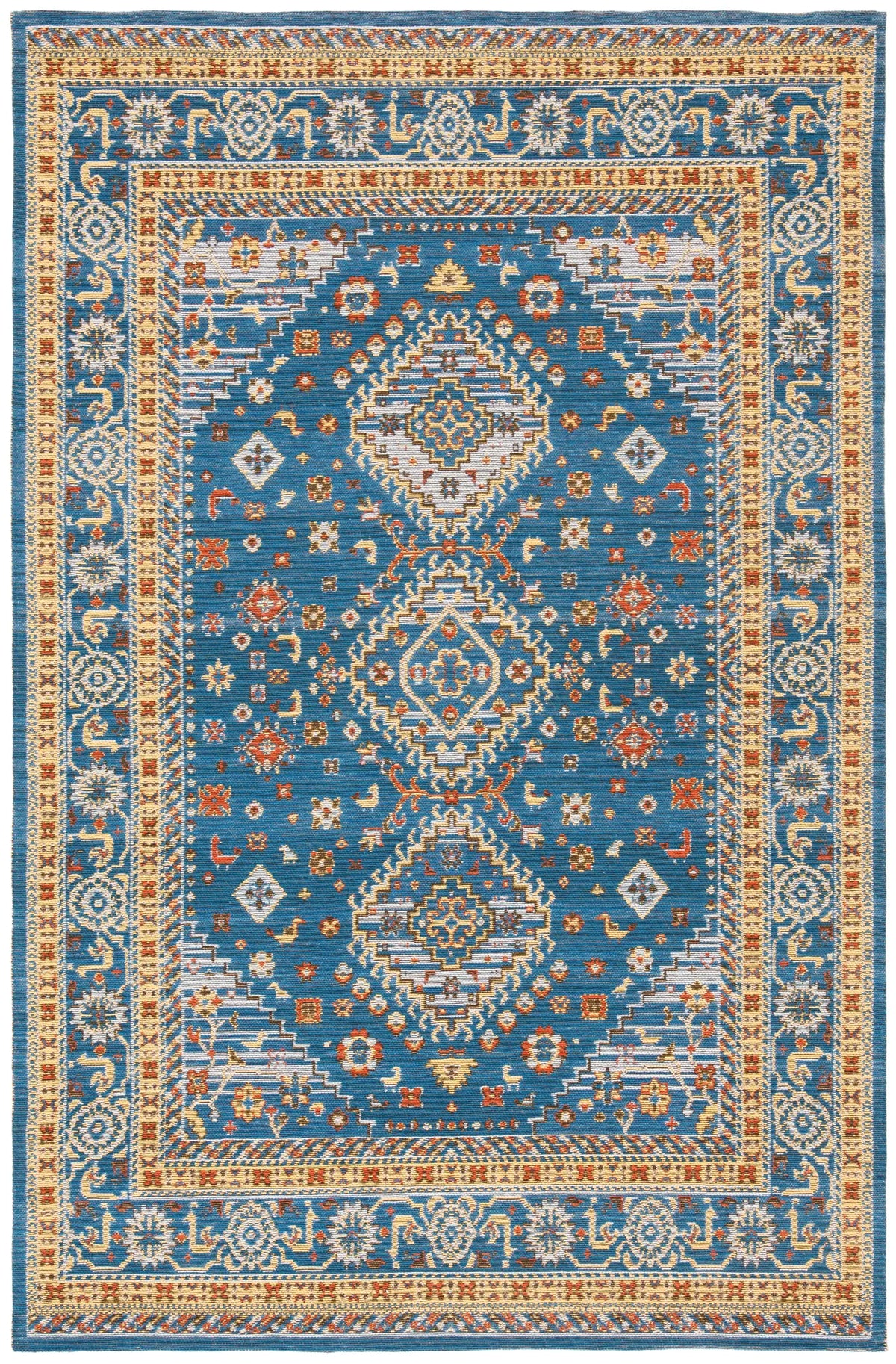 Safavieh Classic Vintage 4'-0" x 6'-0" Rug in Blue / Gold