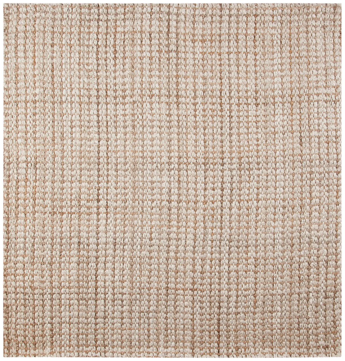 Safavieh Natural Fiber 7'-0" x 7'-0" Rug in Ivory / Light Brown
