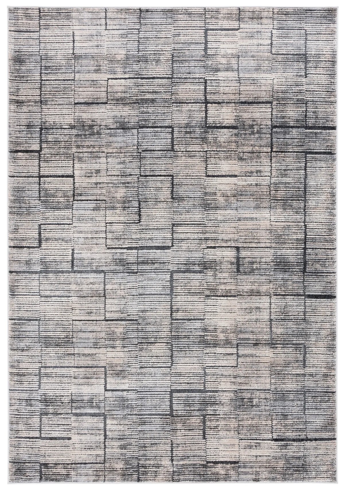 Safavieh Whisper 4'-0" x 6'-0" Rug in Grey / Light Beige