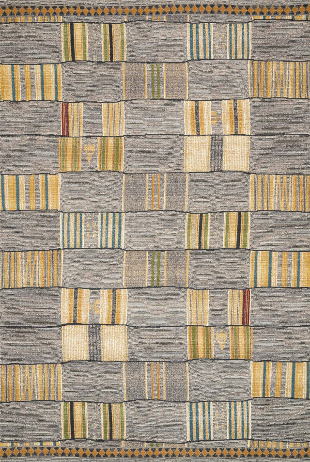 Loloi Mika Mik-10 Granite / Multi Rugs - main flat