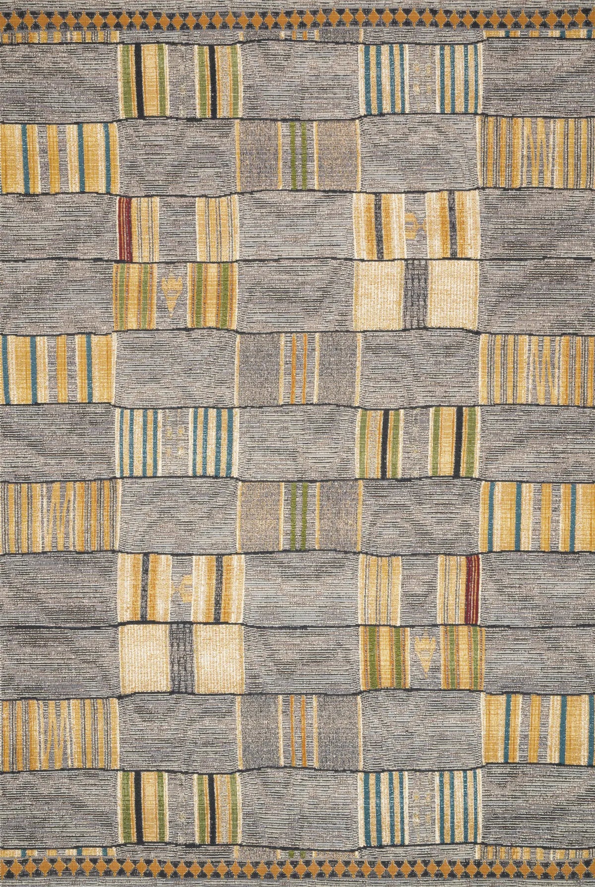 Loloi Mika Mik-10 Granite / Multi Rugs - main flat