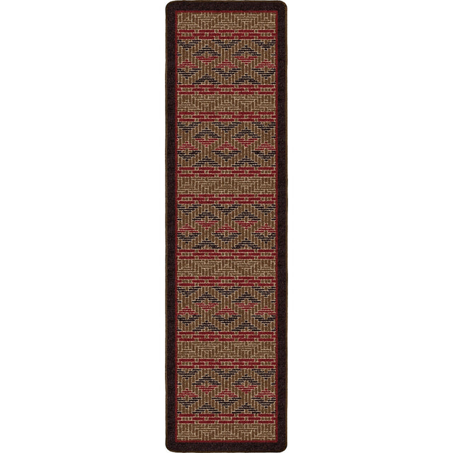 American Dakota Basket Weave Dark Chocolate Rug