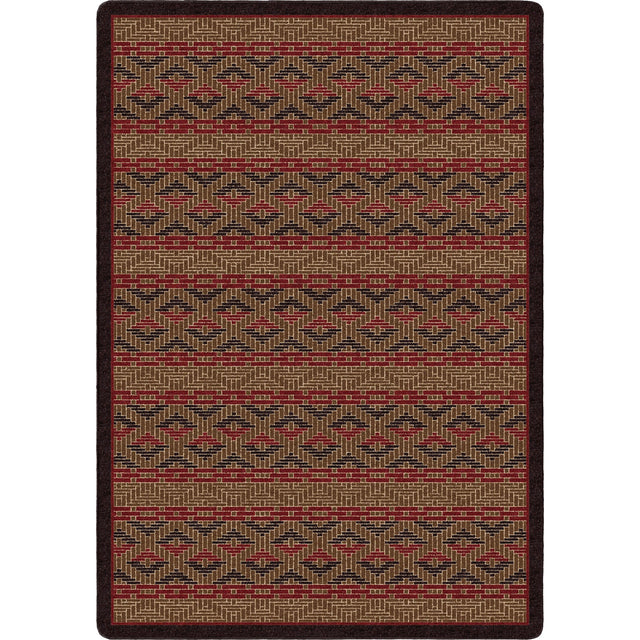 American Dakota Basket Weave Dark Chocolate Rug